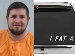Florida Man's Obscenity Charge Over ‘I Eat Ass’ Window Sticker Sparks 1st Amendment Claim
