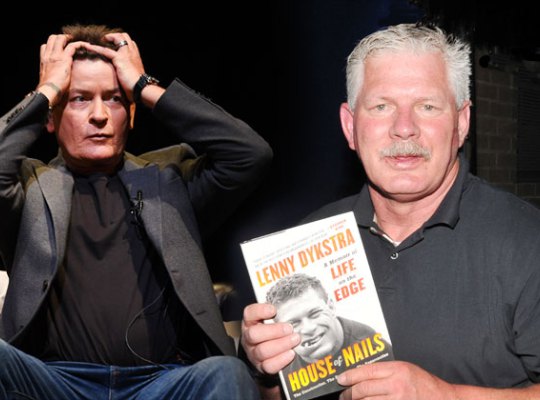Hustler Lenny Dykstra Claims Ex Pal Charlie Sheen Is A