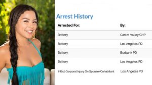 Maya's Been Bad: Porn Starlet Maya Bijou Arrested for FIVE Violent