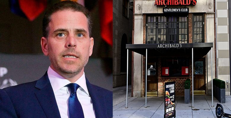 Hunter Biden Accused Of Smoking Crack At Archibalds Gentlemens Club