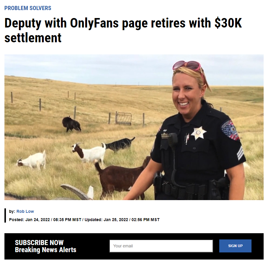 sex worker denver onlyfans deputy