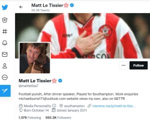 Alex Le Tissier daughter in law of soccer player Matt Le Tissier ...